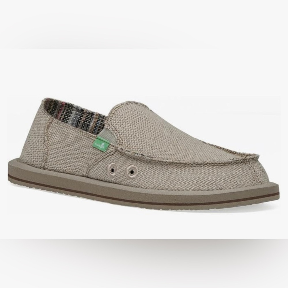 Sanuk NEW Donna Paige Dark Grey Shoes SWF10437 FORT Size 8 NWT